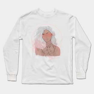 Floral Girl Long Sleeve T-Shirt